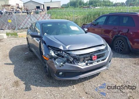 2019 Honda Civic Sport from USA, damaged, VIN 19XFC2F89KE002611